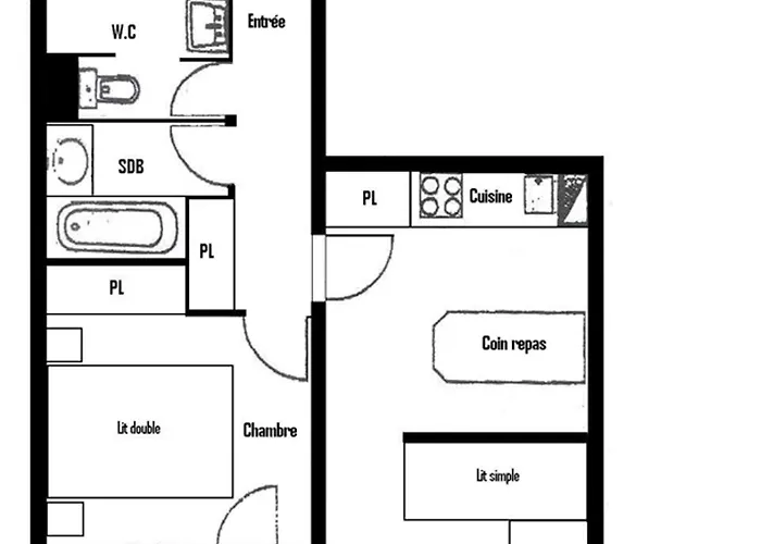 Lägenhet 6 Pers, Terrasse Sud-ouest Au Rez-de-pistes - Fr-1-455-110 *